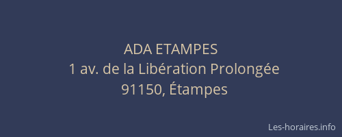 ADA ETAMPES