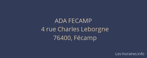 ADA FECAMP