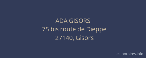 ADA GISORS