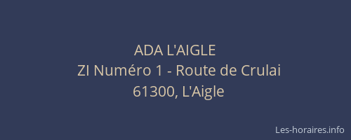 ADA L'AIGLE
