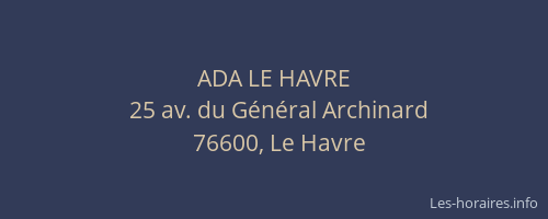 ADA LE HAVRE