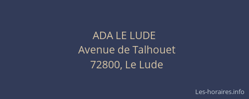 ADA LE LUDE