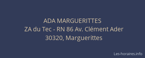ADA MARGUERITTES