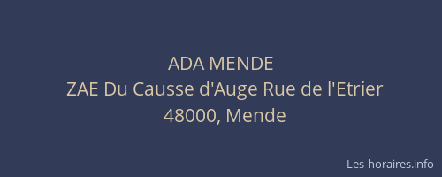 ADA MENDE