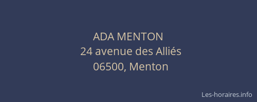 ADA MENTON