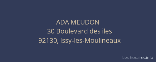 ADA MEUDON
