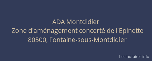 ADA Montdidier