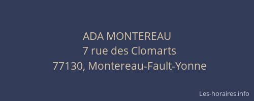 ADA MONTEREAU