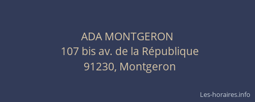 ADA MONTGERON