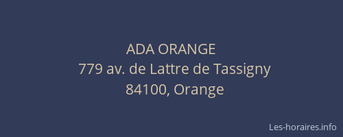 ADA ORANGE