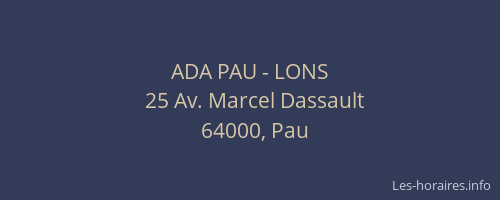 ADA PAU - LONS