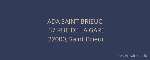 ADA SAINT BRIEUC
