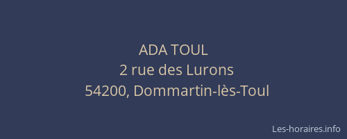 ADA TOUL