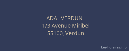 ADA   VERDUN
