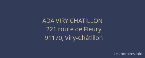 ADA VIRY CHATILLON
