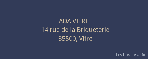 ADA VITRE
