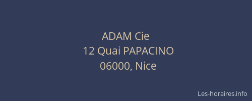 ADAM Cie