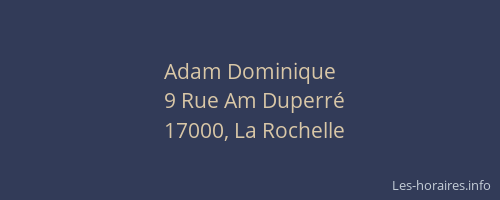 Adam Dominique