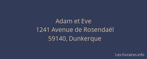 Adam et Eve
