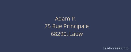 Adam P.