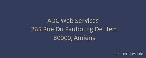 ADC Web Services