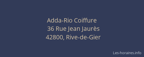 Adda-Rio Coiffure