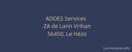 ADDES Services