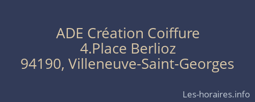 ADE Création Coiffure