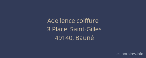 Ade'lence coiffure