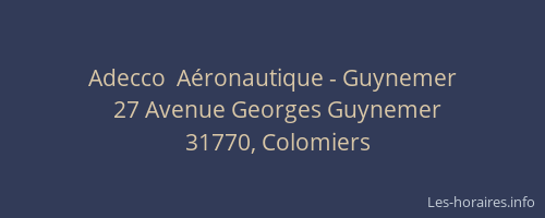 Adecco  Aéronautique - Guynemer