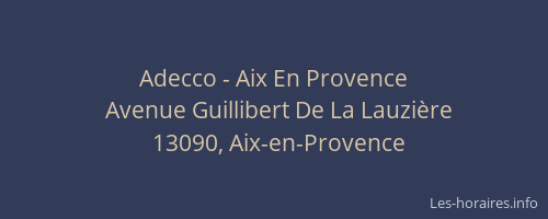 Adecco - Aix En Provence