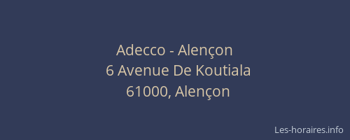 Adecco - Alençon
