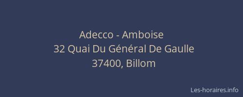 Adecco - Amboise