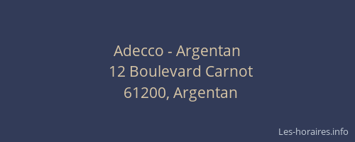 Adecco - Argentan