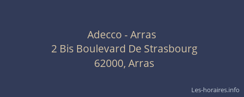 Adecco - Arras