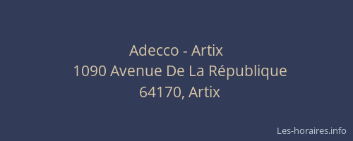 Adecco - Artix