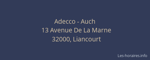 Adecco - Auch