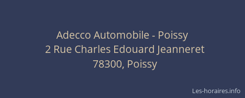 Adecco Automobile - Poissy