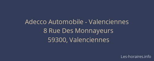 Adecco Automobile - Valenciennes