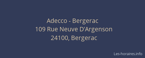 Adecco - Bergerac