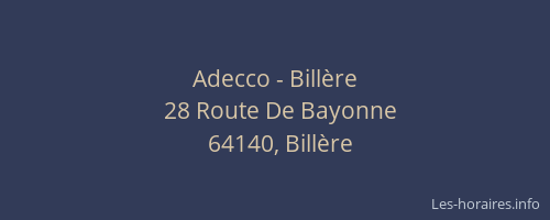 Adecco - Billère