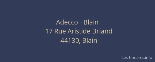 Adecco - Blain