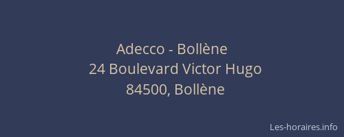 Adecco - Boll&egrave;ne