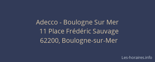 Adecco - Boulogne Sur Mer