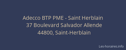 Adecco BTP PME - Saint Herblain