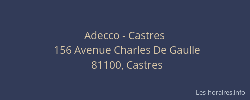Adecco - Castres