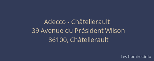 Adecco - Châtellerault
