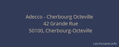 Adecco - Cherbourg Octeville