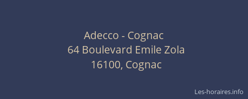 Adecco - Cognac