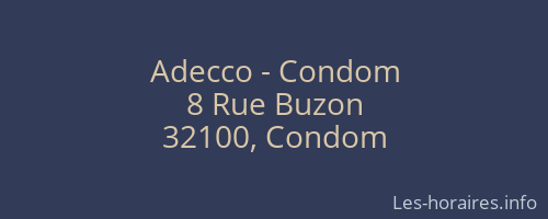 Adecco - Condom